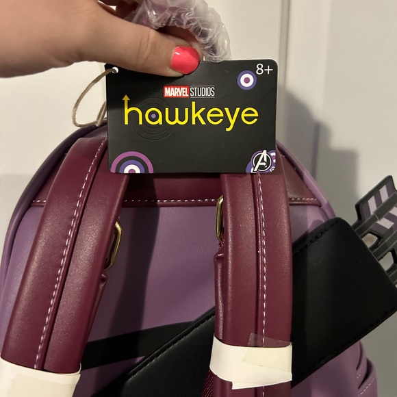 NWT Loungefly Kate Bishop Hawkeye Backpack - Picture 7 of 7